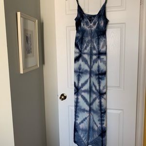 Lucky Brand Tie Die Maxi Dress